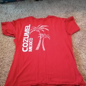 Red Cozumel Mexico Tshirt